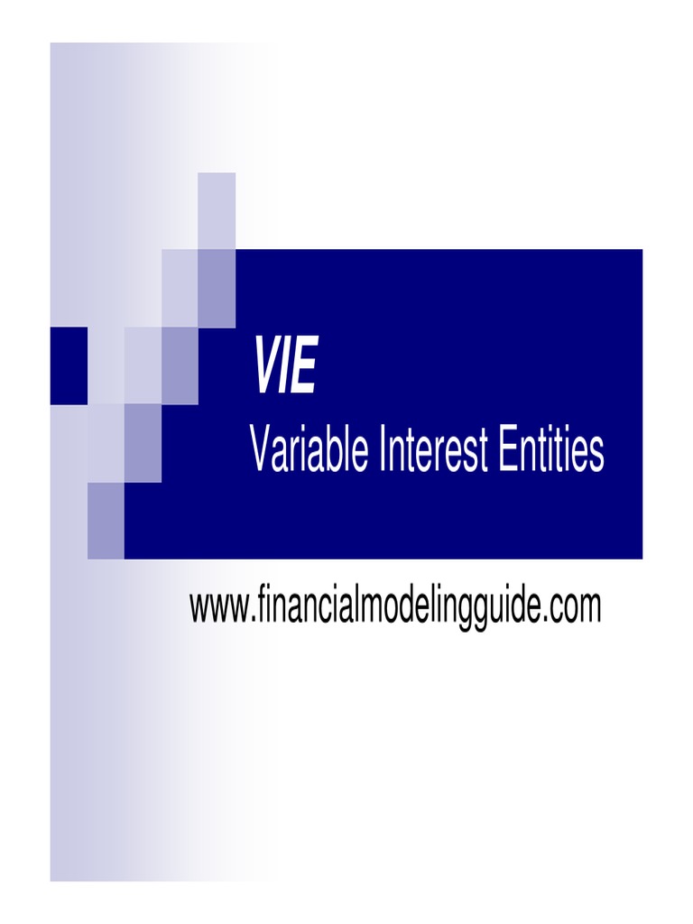 Understanding Variable Interest Entities | PDF | Equity (Finance ...