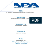 TEMA 1 Intr. A La Edu. A Dist.