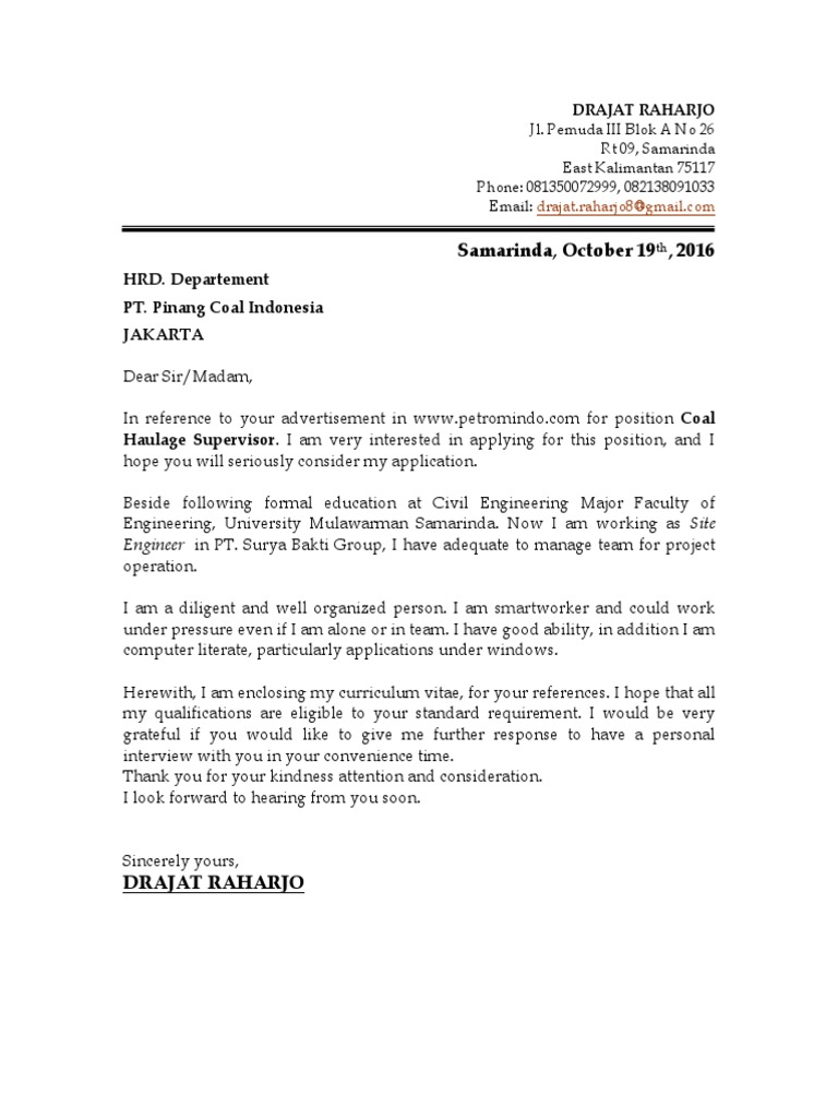 29+ Contoh Surat Lamaran Pt Waskita Karya Contoh Surat