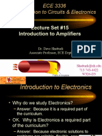 ECE 3336 Introduction To Circuits & Electronics