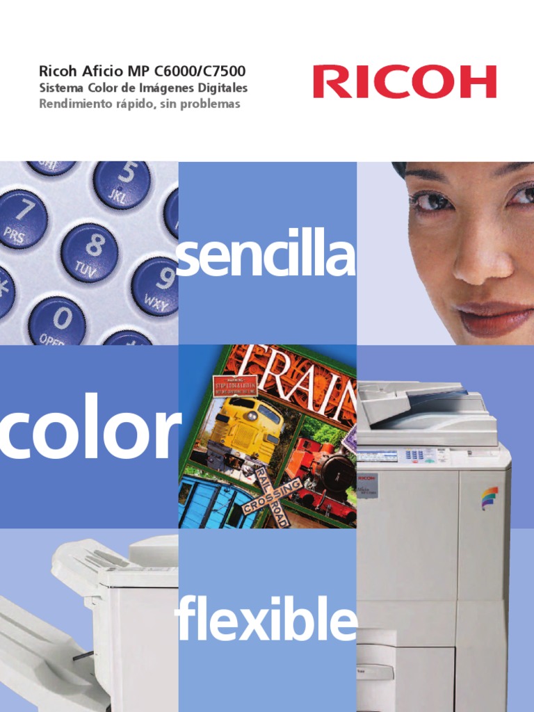 Ricoh Aficio MP C6000 Brochure Espanol
