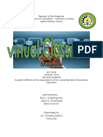 Cover Page of Virtual Classroom