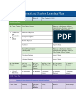 Personalized Student Learning Plan