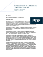 Civil-Reorganiza Los Servicios de Atencion de Flagrancia en Quito