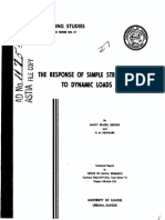 Unv. Iowa - The Response of Simple Structures to Dynamic Loads, Structural Research Series No. 51