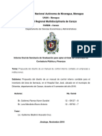 Propuesta de manual de control interno contable para el área de farmacia en hospital de Nicaragua