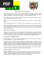 Historia Del Cantón 24 de Mayo