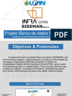 Slides Do Projeto Banco de Dados SIGEMAN