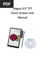 Elegoo 3.5 Inch Touch Screen User Manual Arduino-English V1.00.2017.08.26