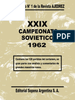 XXIX Campeonato Soviético Baku 1962 - SOPENA