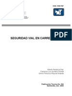 Seguridad vial en carreteras: enfoque, infraestructura e impacto humano