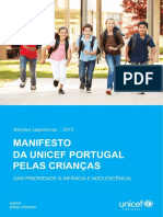 Manifesto Da UNICEF Portugal Pelas Criancas 2015