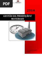 Gestão Da Produção e Materiais