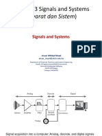 Lecture 1.1 Signals and Systems