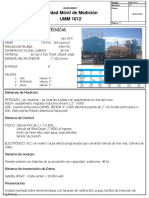 UMM 1012 unidad móvil de medición especificaciones