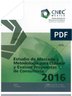 Estudio de Mercado - Cnec 2016