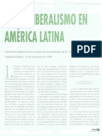 Neoliberalismo en America Latina