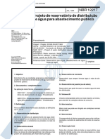 NBR 12217-Projeto De Reservátorio De Distribuição De Água Para Abastecimento Público.pdf