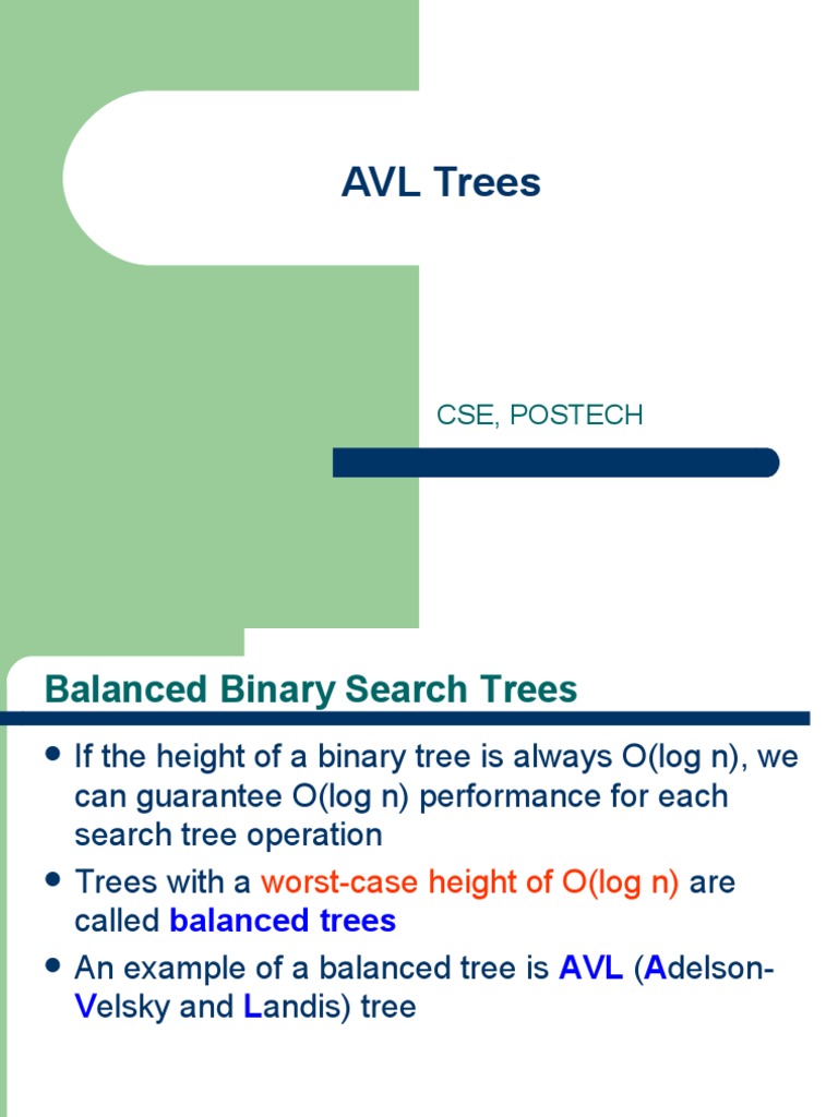 Understanding AVL Trees and Rotations | PDF | Algorithms And Data ...