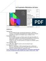 Calculadora de Propiedades Hidráulicas Del Suelo