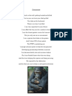 Bio Poem Chimpanzee