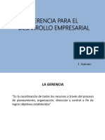 Gerencia para El Desarrollo Empresarial