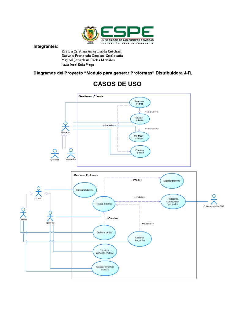 Diagramas Del Proyecto | PDF