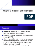 Chapter 3: Pressure and Fluid Statics