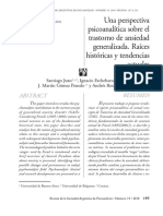 Perspectiva psicoanalítica sobre TAG