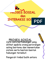 Proses Sosial dan Interaksi Sosial