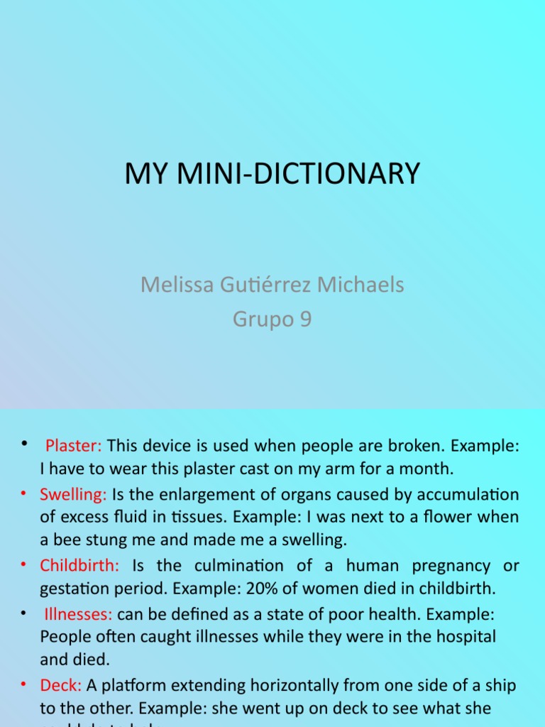 Essential Vocabulary Mini-Dictionary | PDF | Odor | Medicine