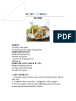 Tahu Goreng Tepung