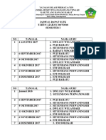 Jadwal Rapat Igtk