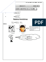 Clasificación de La Palabra II