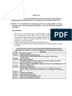 Anexo 20 Requerimientos de Transferencia de Tecnología para Bienes Importados Adquiridos en La Contratación Pública Por CPC