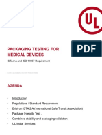 UL Webinar - Packaging Testing For Medical Devices