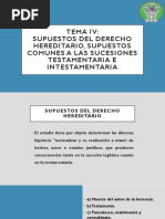  Tarea Civil IV Supuestos Del Derecho Hereditario