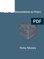 Desmoldante en Polvo - Ficha Tecnica