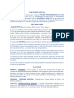 COMPROMISO ARBITRAL Compromiso Arbitral Que Celebran