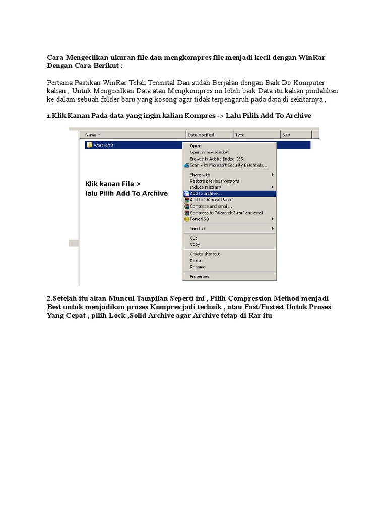 Cara Mengkompres File Pdf