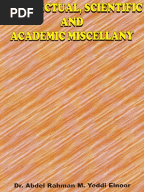 Intellectual Scientific And Academic Miscellany Pdf