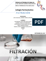 Filtración - Tecnología Farmaceutca