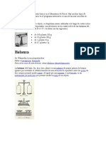 La balanza es un instrumento básico en el laboratorio de Física