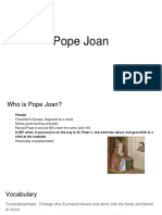 Female Pope Joan Discovered