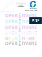 OpenInvent LetterHead