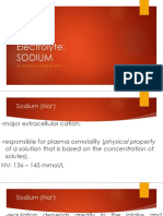 Electrolyte: Sodium: Jai Anthony F. Cuevas, RMT