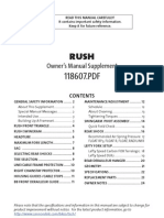 2005 Rush Owners Manual Supplement en