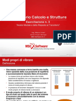 695 MSC Software-Esercitazione 3 - (Dinamica)