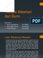 Radiasi Matahari Dan Bumi