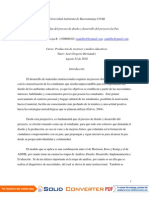 Actividad 1.4  Adaptación de la tipología de textos al modelo seleccionado para el proyecto la Paz